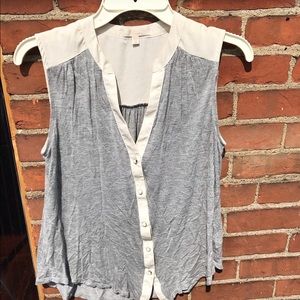 Button up tank top